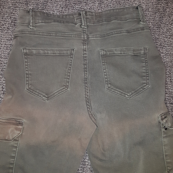 Liquid X Dark Green Jean's Size 7 - Picture 6 of 6